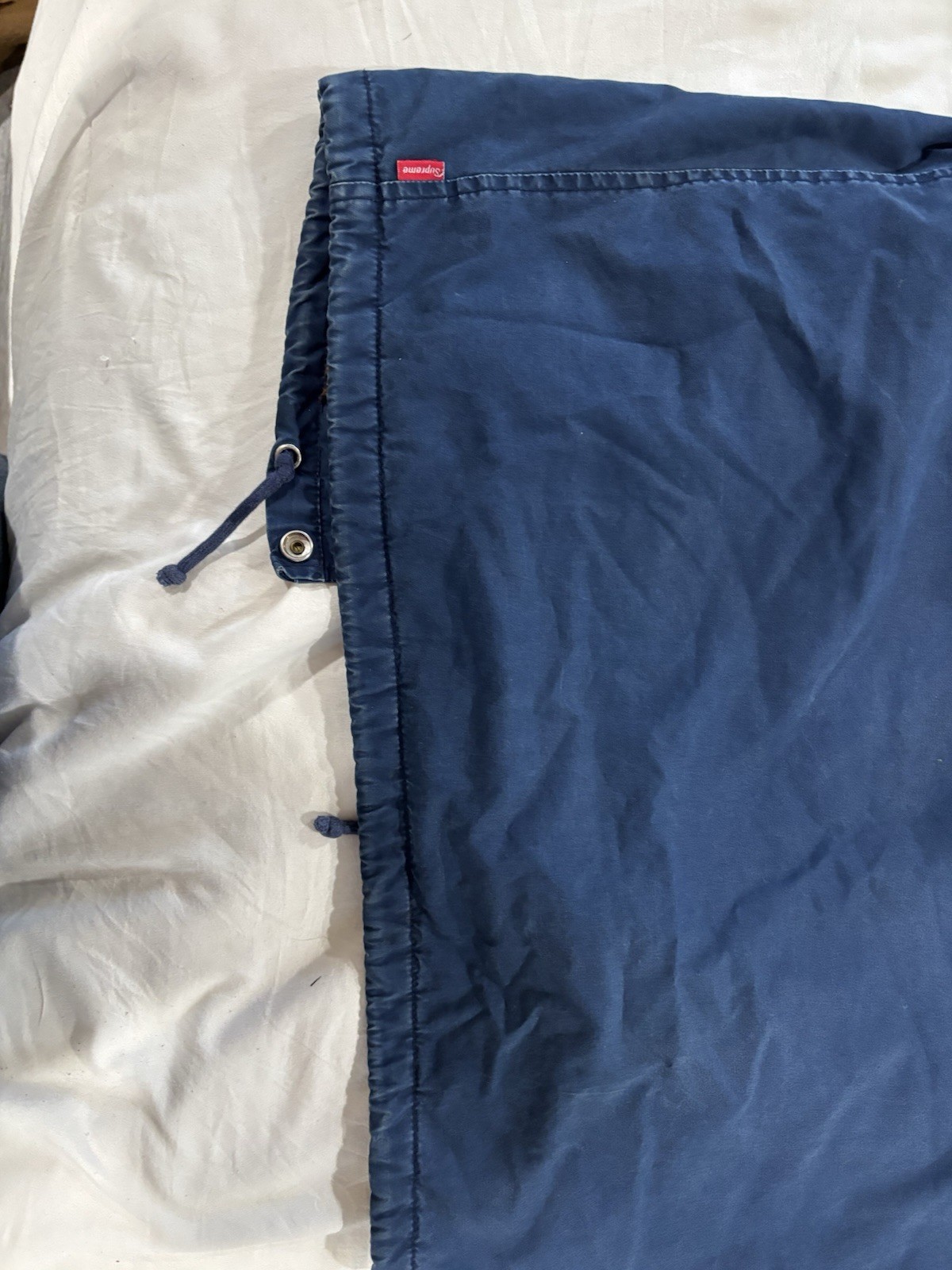 supreme leopard lined coaches jacket NAVY size  S… - image 4