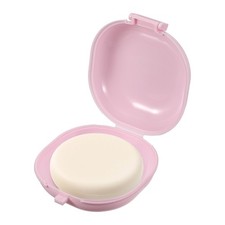 1 Pcs Travel Soap Case for Shower Outdoor Home Gym Hiking Round, Pink