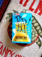 LONO LIFE THAI CURRY RINDFLEISCH SCHLÜRFEN KNOCHENBRÜHE 4 PKT EXP 16.01.27 10 GR PROTEIN GF