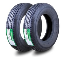 2 Trailer Tires St20575r15 Free Country 8 Ply Load Range D 107m Wscuff Guard