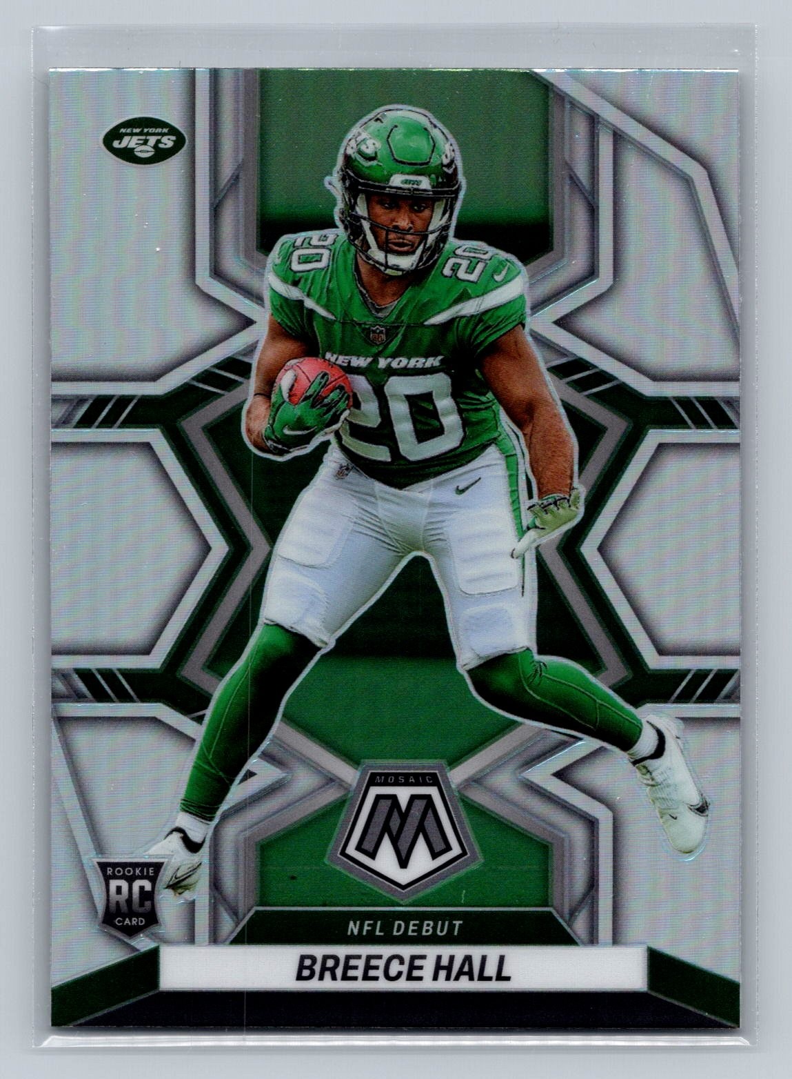 2022 Panini Mosaic Breece Hall Silver Rookie #283