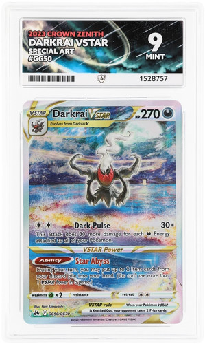 Darkrai VSTAR graded ACE 9 for sale on eBay