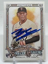 2025 Topps Allen & Ginter - Zebby Matthews #235 (RC) MLB SIGNED BASEBALL Card