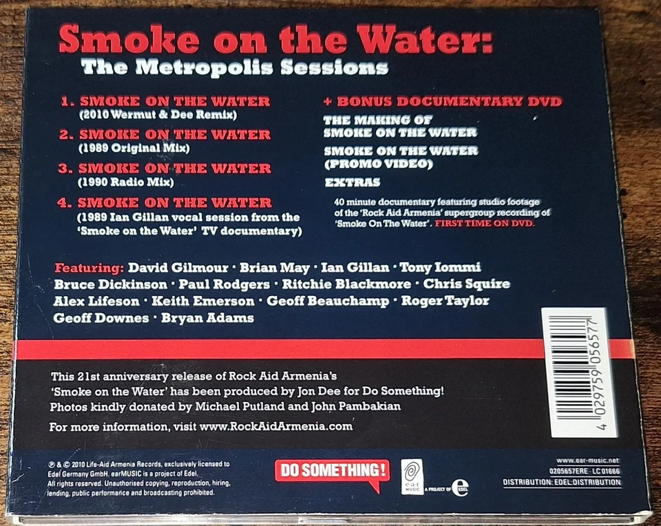 SMOKE ON THE WATER The Metropolis Sessions Maxi-Single-CD+DVD-DigiPak - Bild 3 von 3