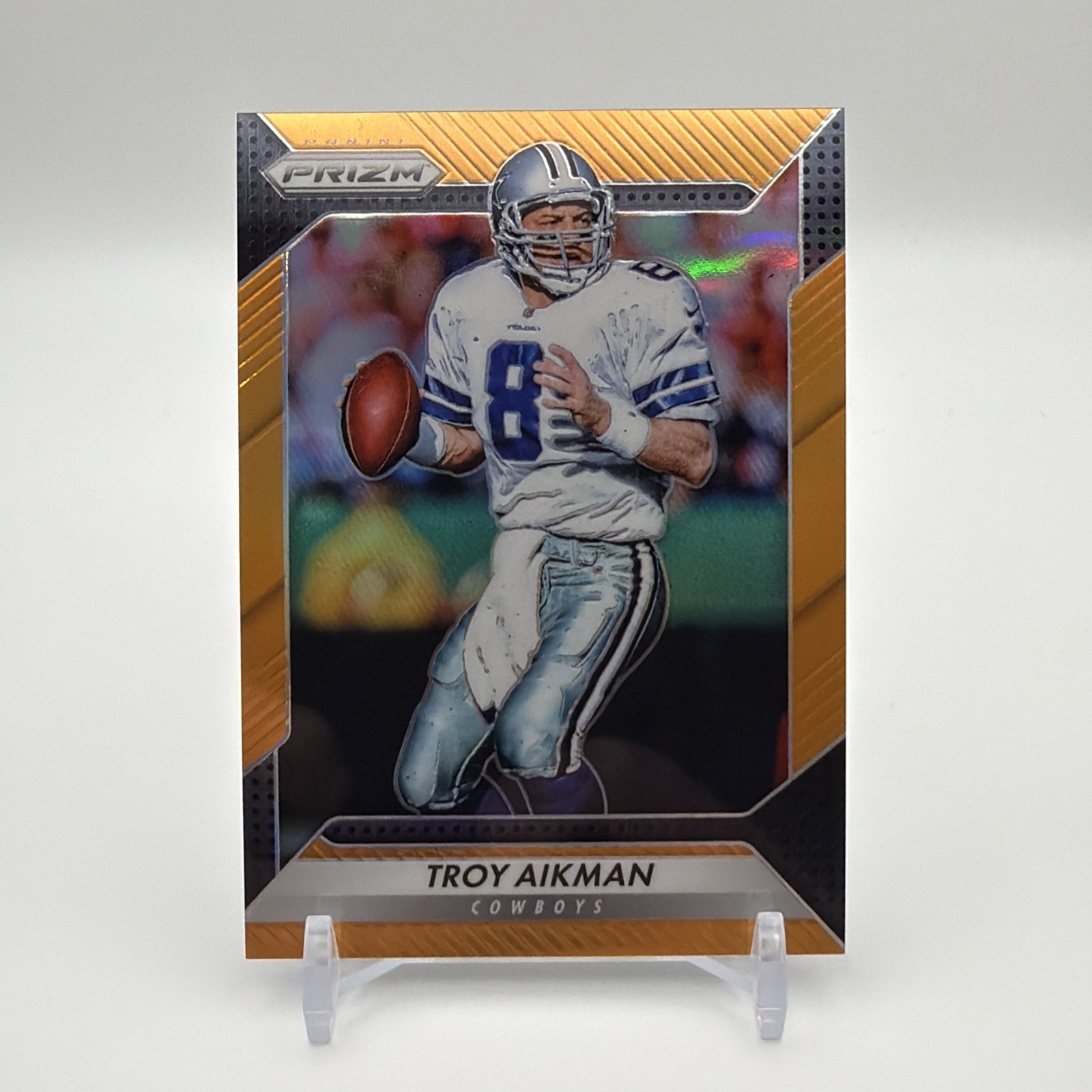 2016 PANINI PRIZM TROY AIKMAN #175 ORANGE PRIZM 88/299 HOF DALLAS COWBOYS