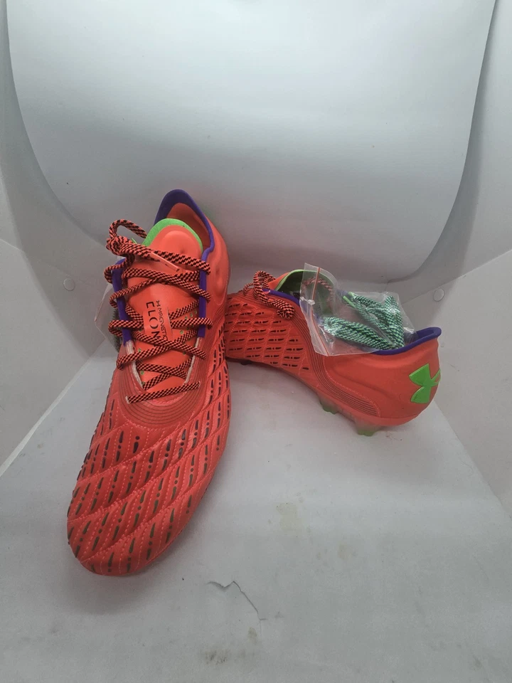 NEW Under Armour Magnetico Elite 3 Firm Ground Men 12.5 Soccer Cleat 3026740-600 - Image 2 of 4