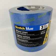 ScotchBlue Sharp Lines Painter's Tape 3-Pack: 1.41 in. x 60 yds. Blue