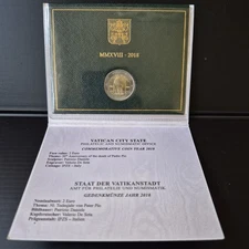 2018 Vatican 2 Euro Bimetallic Uncirculated Padre Pio Commemorative Coin