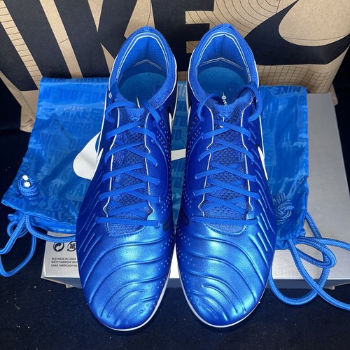 NEW Nike Legend 10 Elite FG Soccer Cleats Blue White NBY DV4328-400 Size 9.5 - Picture 4 of 7
