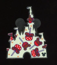 2025 WDW Walt Disney World Castles Mickey Minnie Candy Apples Hidden Mickey Pin