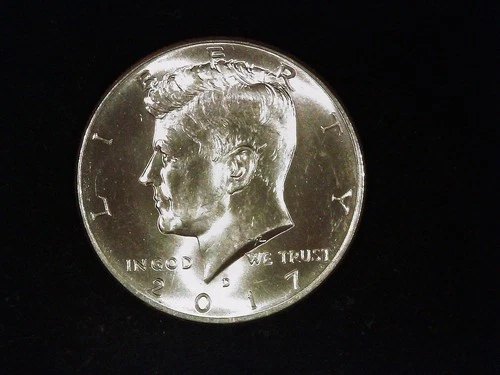 2017-D Kennedy Half Dollar AU++ (1). Free Shipping!