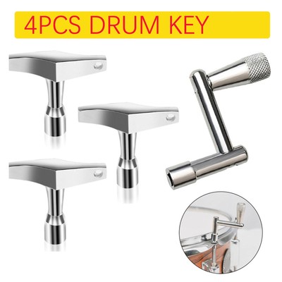 4 Stück Drum Keys Continuous Standard Motion Speed Universal Drum Key Tuner Drum