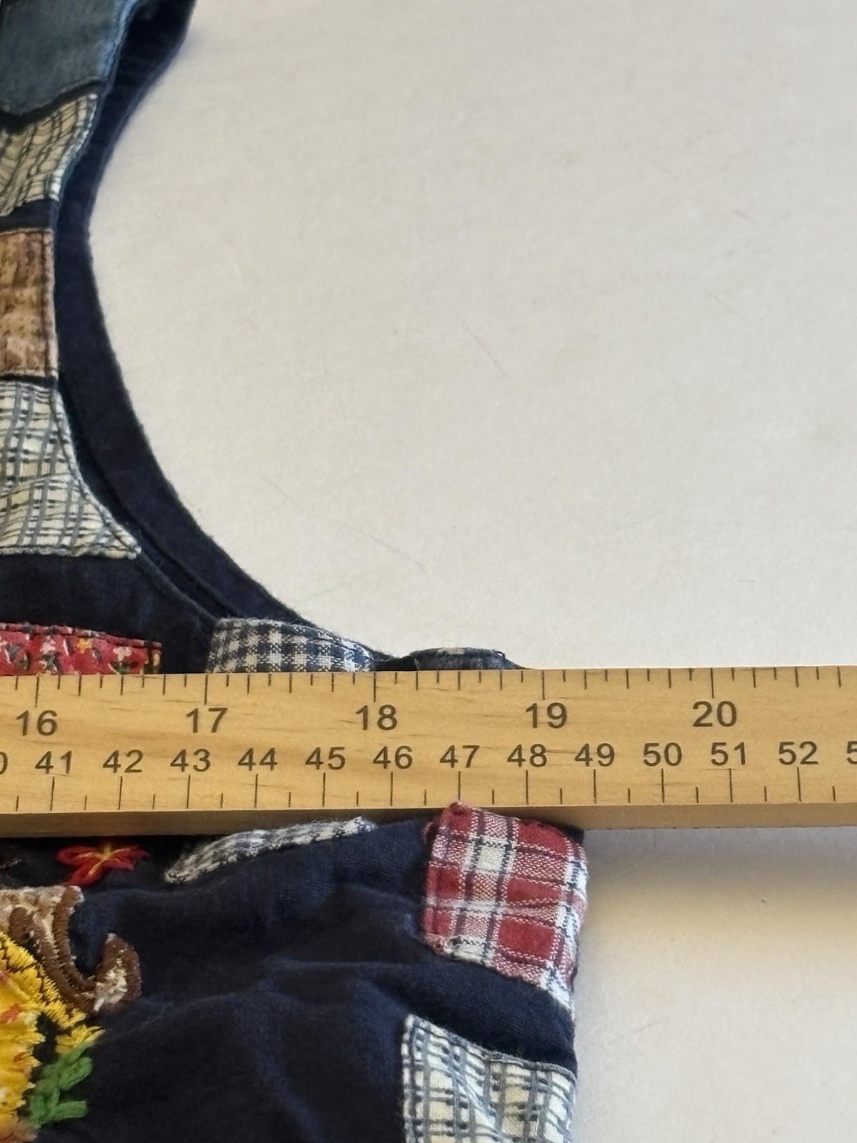 Vintage 90s Studio Collection Patchwork Cat Vest … - image 4