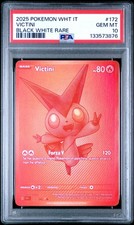 PSA 10 GEM MT Victini BWR #172/086 White Flare Pokemon Cards ITA on eBay