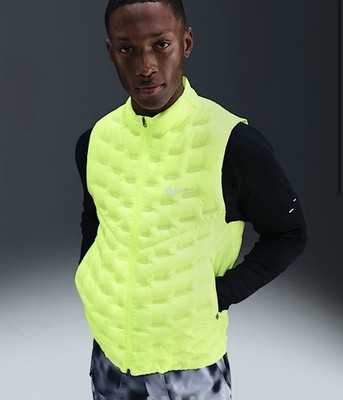 Nike Therma-Fit ADV Repel Aeroloft Down Zip Volt Running Vest