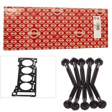 ELRING Zylinderkopfdichtung 1,2mm + Schrauben-Satz f&uuml;r MERCEDES C CL203&ndash;S203