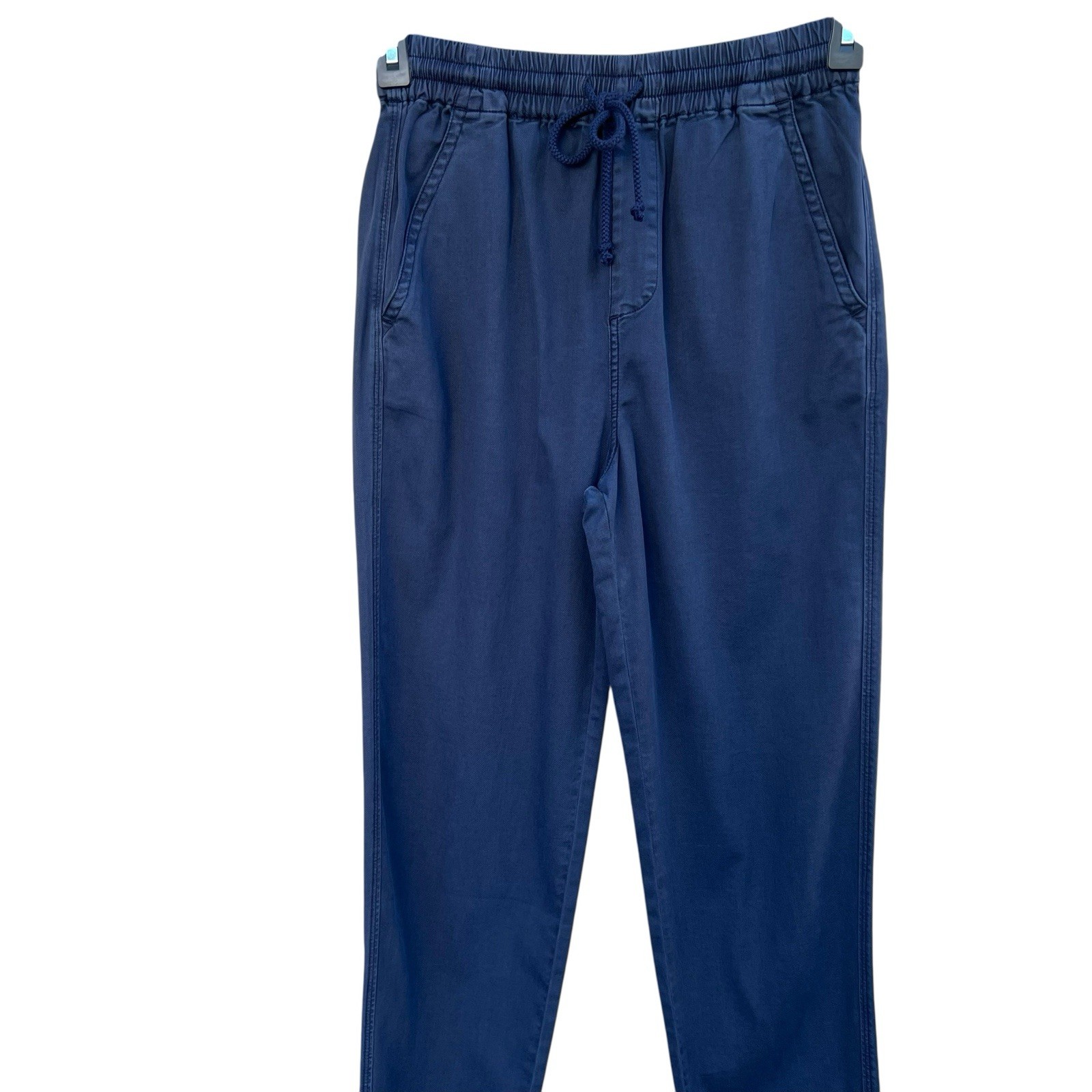 Faherty Organic Cotton Drawstring Pull On Blue Pa… - image 5