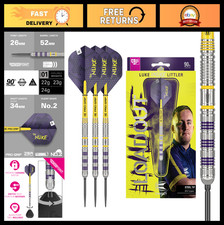 High-Performance Steel Tip Darts Set - 90 Tungsten, 22G/23G/24G, Swiss Points,