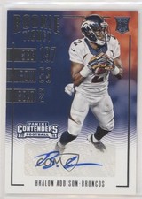 2016 Panini Contenders Rookie Ticket Bralon Addison #109 Auto 2r8