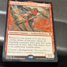 Magic: The Gathering Karlach, Fury of Avernus CLB Mythic Regular Red Tiefling B…