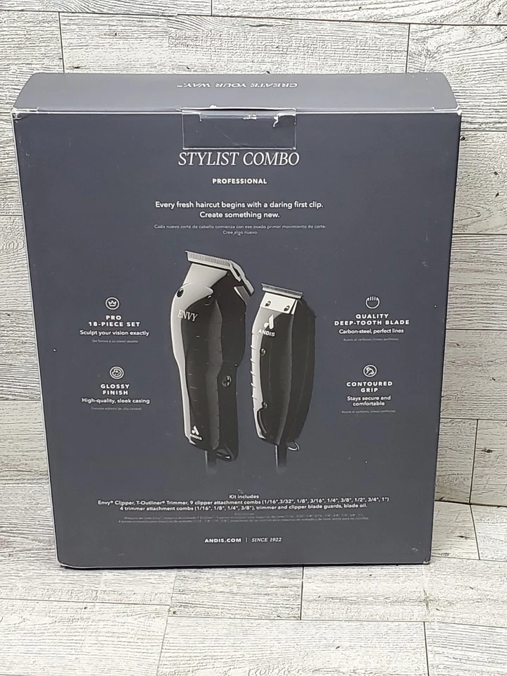Andis Envy Professional Stylist Combo Hair Clipper and Trimmer Set - Image 2 of 4
