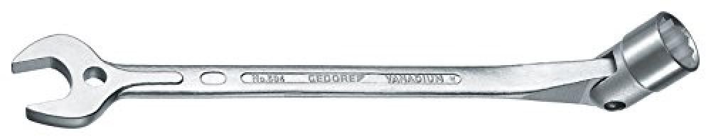 Chiave Combinata 17 mm con Testa Snodata - Acciaio Speciale Anti-usura