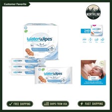 Gentle 240 Count Sensitive Newborn Wipes - Plant-Based  Microbiome Friendly