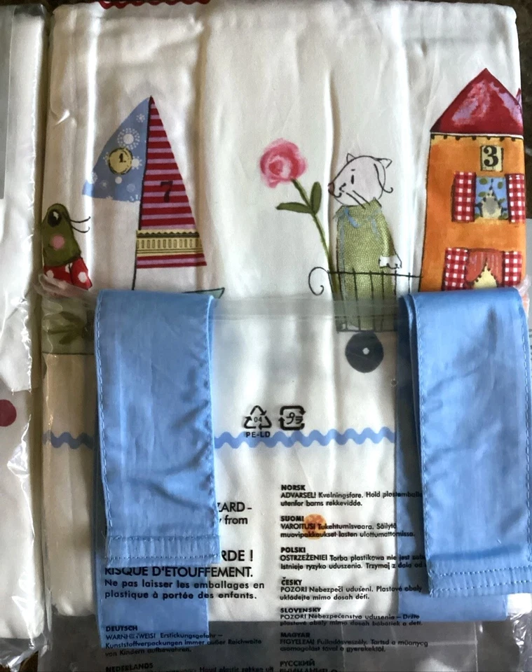 Ikea Fabler Design Silke Leffler, 2 paneles de barra de cortina, diseño infantil 98" x 47,25" Foto 4 de 4