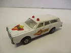 Vintage Matchbox Superfast #55 MERCURY POLICE CAR Station Wagon