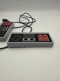 Lot of 2 NES Classic Style Wired Controllers &ndash; Retro Gaming Gamepads &ndash; Tested
