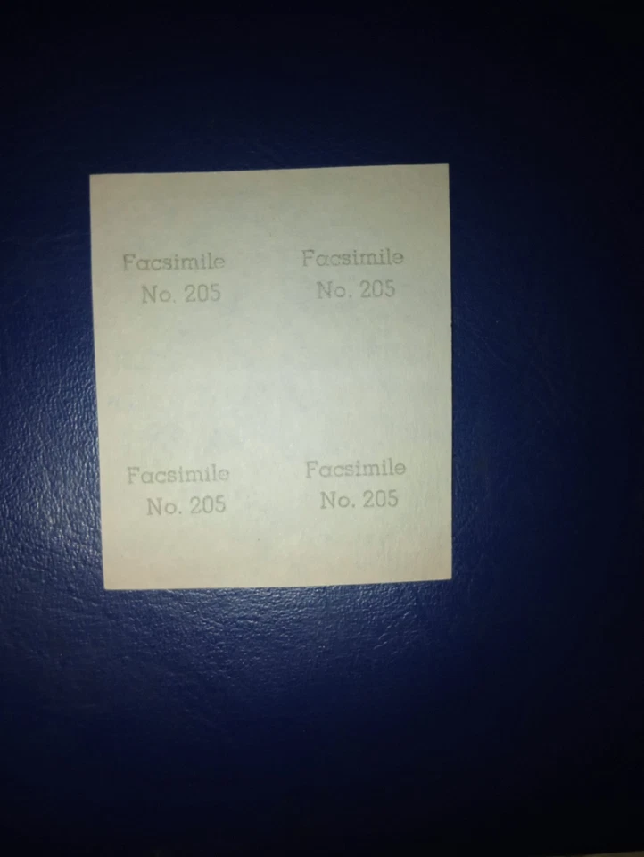 (4) Estampillas facsímil de cinco centavos de los Estados Confederados de CSA sin cortar #205 Foto 2 de 4