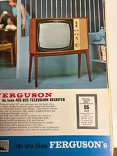 FERGUSON 23" DE LUXE 405/625 TELEVISION  1964/65 VINTAGE