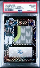 2023 Select Prime Selections Black 1 of 1-Prizm Signature Jaxon Smith Njiba (RC)