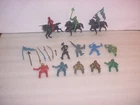 Vintage 1960's MARX Playset Knights with Horses
