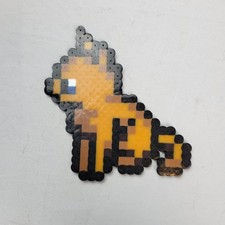 Orange Cat Looking Zelda Minish Cap Perler Bead Pixel Art