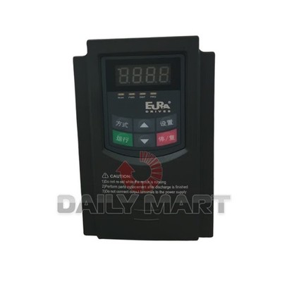 Used & Tested EURA E2000-0007S2 Inverter 0.75KW 220V
