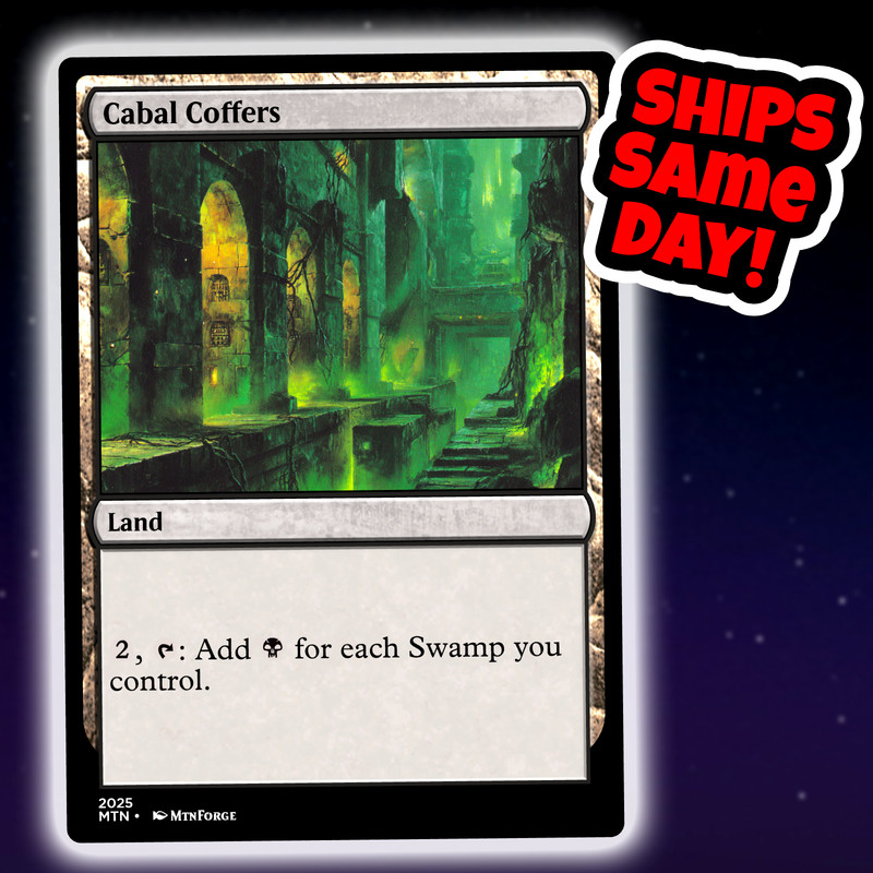 Cabal Coffers - Custom Art Magic: The Gathering Playtest Card - Commander EDH