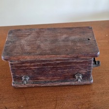 Antique Wooden Hit Miss Buzz Coil Magneto Engine Spark Plug Untested 1920s