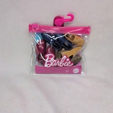 Mattel Barbie Ken Doll Shoe Pack 4 Pairs Assorted Colors Sneakers NIP New