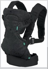 Infantino Flip 4-in-1 Convertible Baby Carrier Black Denim