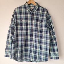 Duluth Shirt Mens XL Free Swingin Flannel Pla...