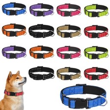 16 Pcs Reflective Puppy Dog Collars Bulk for Litter Dogs, Adjustable Safety N...