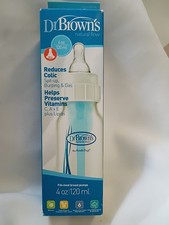 Dr Browns Anti Colic Narrow Single Baby Bottle NIB Level 1 For Newborns Feeding