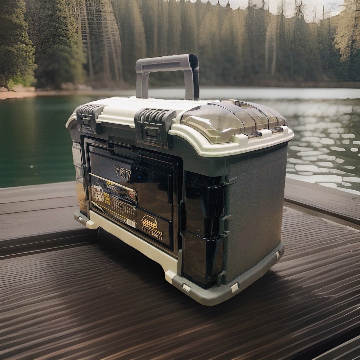 Plano 767 Guide 3600 Series Fishing Angled Tackle System 18x9x11