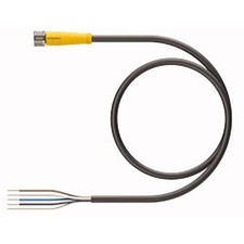 1pc TURCK PKG 4M-4/S90/S618 Cordset, M8 Female Straight, 4 Wire, 4m, TPU, B