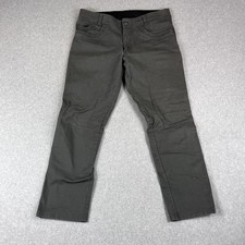 KUHL The Law Jean Pants Mens 36x32 Fits 36x30 Grey Canvas Heavy Hiking