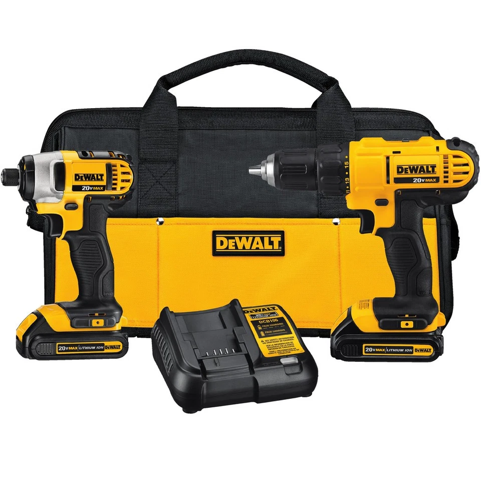 Kit combinado de 2 herramientas DEWALT DCK240C2R (1,3 Ah) certificado reacondicionado