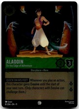 Lorcana Aladdin - On the Edge of Adventure Winterspell 11 #81/204 Common Foil NM