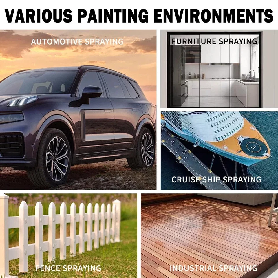 Pistola pulverizadora de pintura desechable PPS CUPS forros para tazas y sistema de tapas 600 ml 20 oz 50 un. Foto 3 de 4