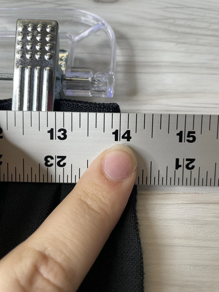 L.L.Bean Pants Womens Medium Black Lightweight Base Layer Thermal Leggings Soft - Image 2 of 4